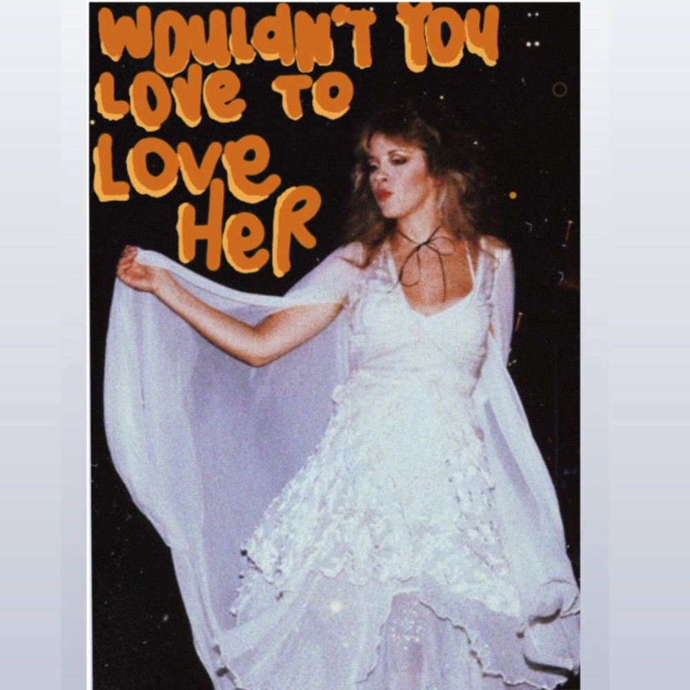 stevie nicks 4x6 card